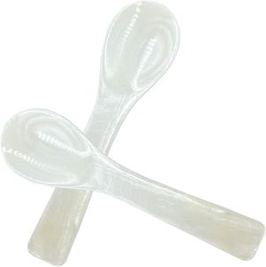 Cuillère en nacre naturelle faite à la main, cuillère de service, vente en gros, vaisselle de luxe personnalisée, fournisseur de matériel de restauration - Product Image 1