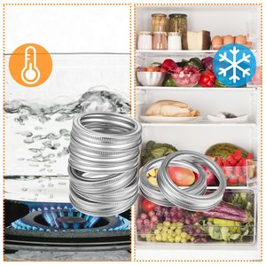 Set da 24 Anelli Metallici Divisibili per Barattoli a Bocca Regolare, Ricambio per Barattoli da Conserve e Bottiglie per Conservazione - Product Image 4