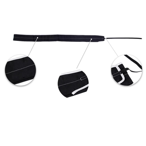 New Customized Neoprene Thick Breathable Fitness <b>Lifting</b> <b>Straps</b> with Hook & Loop Closure Custom Logo Color & Size <b>for</b> Men - Product Image 6