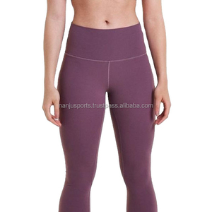 Leggings taille haute pour femmes, tissu tricoté extensible et léger, design personnalisable, populaire pour un style unique - Product Image 3