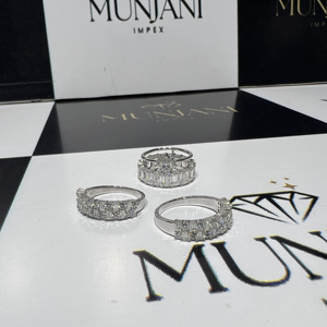 Anillo de Compromiso de Oro Blanco de 14K, Joyería Fina, Anillo de Diamantes Cultivados en Laboratorio con Certificación IGI HPHT CVD VVS1, Corte Redondo, para Mujer - Product Image 6