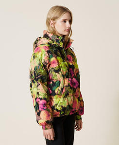 Chaqueta de invierno acolchada personalizada para mujer, ropa informal premium para exteriores, a prueba de viento, con cierre de cremallera y bolsillos laterales. - Product Image 2