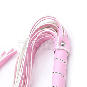 Leather <b>Flogger</b> Handmade Leather Build Soft Strips Durable Handle Leather <b>Flogger</b> Daily Simple Use - Product Image 6