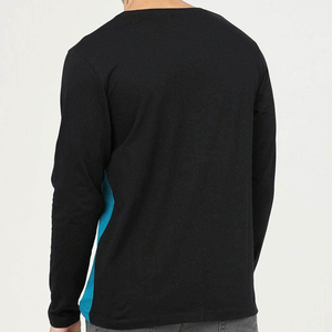 Chemise à manches longues pour homme, coupe ajustée, couleur unie, extensible, respirante, légère, décontractée, à porter au quotidien, col classique, en toile - Product Image 2