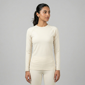 Camiseta Deportiva de Manga Larga para Mujer, Antibacteriana, Personalizada 2026, de Spandex, Transpirable, Ecológica, de Secado Rápido y Compresión - Product Image 5