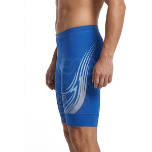Shorts de cyclisme pour hommes de qualité supérieure, tricotés, unis, légers, respirants, service OEM pour activités sportives et performance active - Product Image 3