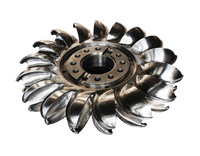 Turbine Pelton en acier inoxydable double couche moulée par investissement, composant hydroélectrique de précision Vartis Engineering Pvt. Ltd. OEM