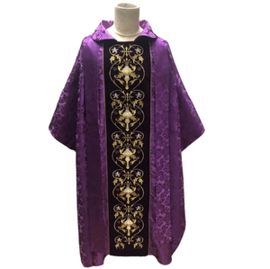 Nouvelle Chasuble Gothique de Haute Qualité en Gros, Prix d'Usine, 5 Couleurs, pour Pasteur, Prêtre, Moine, Célébrant, Style Vintage - Product Image 4