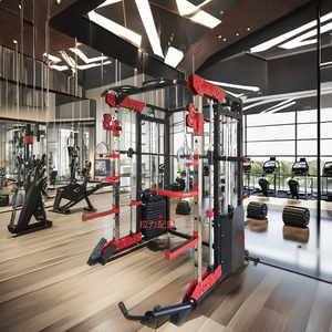 <span class=keywords><strong>Prix</strong></span> de l'équipement de fitness de salle de sport, machine à câbles multifonctionnelle, rack à squats Smith - Product Image 2