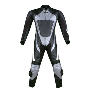 Men's Full Sleeve Motorcycle Racing Suit Black Lime Green Color Blocked Breathable All Seasons - Product Image 3