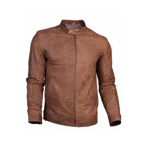 Premium Quality Casual <b>Winter</b> <b>Leather</b> <b>Jacket</b> for Men 100% Original Cow Hide Eco-Friendly OEM Customized with Front Logo - Product Image 5