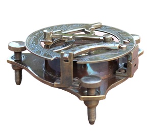 Vintage <b>Antique</b> Sundial <b>Compass</b> Maritime Nautical <b>Compass</b> Desk Decoration Sundial <b>Compass</b> Calvin Handicraft - Product Image 3