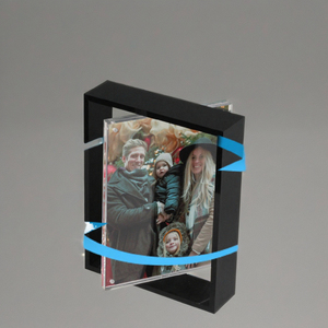 Creative Double-Sided Spinning Acrylic Photo <b>Frame</b> 4×6 – UV <b>Printed</b> Eco-Friendly Gift & Souvenir Display - Product Image 3