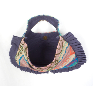 Handmade Cotton Suzani Patchwork Clutch Zipper Closure Tassel Fashion Large Capacity Cosmetic <b>Gifts</b> for Her Indian Exhibition - Product Image 3