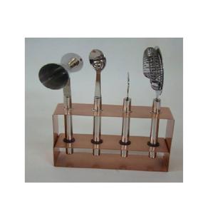 Lujoso Kit de Barman de Cobre, Juego de Bar de 5 Piezas con Soporte Metálico, Juego de Herramientas para Coctelería, Accesorios de Bar Premium para Hombre, Regalo - Product Image 1