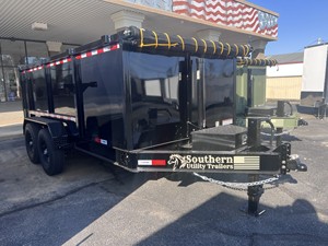 Heavy Duty 7x12 Dump Farm <b>Trailer</b> with Hydraulic Tilt Motor & Gearbox High Productivity 10-gauge Steel Construction - Product Image 5
