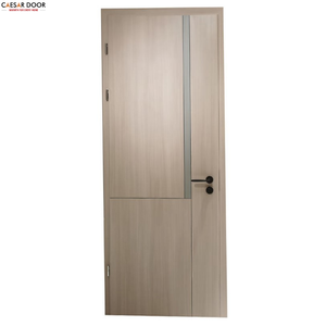 Puerta Interior de WPC de Diseño Moderno, 100% Compuesto de Madera y Plástico, Impermeable e Insonorizada, para Hotel, de Fábrica Profesional - Product Image 1