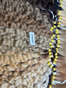 Extensions de Cheveux Humains Vierges de Qualité Luxe 100g en Gros, Ondulation Naturelle, Super Double Drawn, Pointes Soyeuses, Résistance à la Chute - Product Image 1