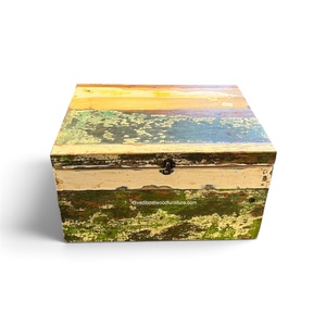 Handcrafted Rectangular Wooden Storage <b>Box</b> Vibrant Natural Finish Jewelry Organizer Decorative Storage Boxes Wholesale OEM ODM - Product Image 3