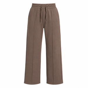 Pantalones Deportivos de Pierna Recta Personalizados para Mujer, 280 GSM, Algodón, Poliéster, Felpa, para Gimnasio, Entrenamiento, Marca Privada - Product Image 4