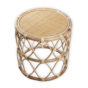 Designer Rattan <b>Stool</b> Side <b>Table</b> Ideal For Sitting In Living Room Bedroom Balcony <b>And</b> Indoor Outdoor Spaces From India - Product Image 1