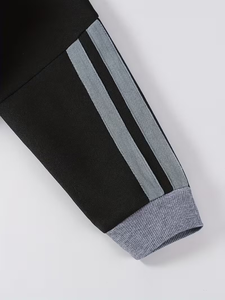 Sweat-shirt à capuche en coton polaire tricoté vintage pour enfants et tout-petits garçons, écologique, respirant, design uni personnalisé, fabrication sur mesure - Product Image 5