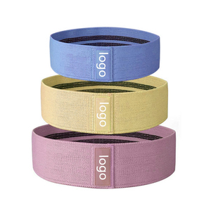 High Quality Custom Resistance <b>Band</b> Breathable Polyester Fabric Hip Circle <b>Bands</b> Loop <b>Workout</b> Training Resistance <b>Band</b> Wholesale - Product Image 2