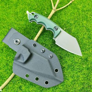 Cuchillo de Hoja Fija con Punta de Gota, Hoja de Acero Inoxidable, Mango de Aluminio, 10 Pulgadas, para Deportes al Aire Libre, Grado Industrial - Product Image 6
