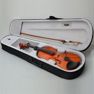 15\" Acoustic Violin Case with Nature Color Bow Rosin - Product Image 3