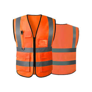 Chaleco de Seguridad Reflectante con Logotipo Personalizado al por Mayor 2026, Uniforme de Trabajo de Alta Visibilidad, Poliéster Unisex OEM de Alta Calidad - Product Image 5