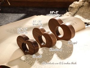 Porte-pages en bois en forme de cœur, qualité supérieure, fabriqué à la main par les meilleurs artisans, décoration de table polie, thème amour, à bas prix - Product Image 4