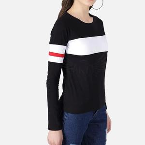 T-shirt en coton pour femme avec logo personnalisé, T-shirt basique uni à manches courtes pour femme, T-shirt oversize tendance streetwear pour femme - Product Image 2