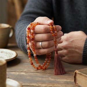 Perles de prière en résine pour usage spirituel, cadeau islamique, perles de prière faites à la main en résine, perles de prière bouddhistes rondes circulaires, artisanat religieux en résine - Product Image 3