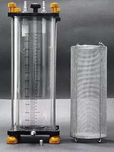 Conteneur de collecte de graisse réutilisable et autoclavable de 2000 ml avec filtre en acier inoxydable, manuel - Product Image 3