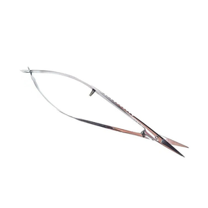 Ciseaux à cuticules multifonctionnels courbés pour hommes, outil de beauté, coupe-peaux mortes, type queue de pie russe - Product Image 4