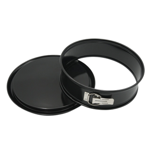 พิมพ์เค้กสปริงฟอร์มขนาด 26 ซม. (10 นิ้ว) ก้นถอดออกได้ ผลิตจากเหล็กเคลือบอลูมิเนียม ทนทาน เป็นมิตรต่อสิ่งแวดล้อม เคลือบสารกันติด เหมาะสำหรับการอบขนมที่บ้าน - Product Image 3