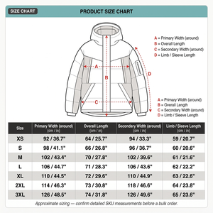 Factory Direct Winter Puffer <b>Jacket</b> Color Block Panels Insulated Hood Custom Embroidery Smooth Black Polyester Lining Outerwear - Product Image 6