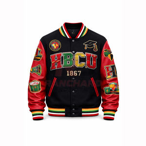 Veste universitaire classique pour hommes Letterman HBCU – Veste de style universitaire en laine et simili cuir de qualité supérieure pour les universités historiquement noires - Product Image 1