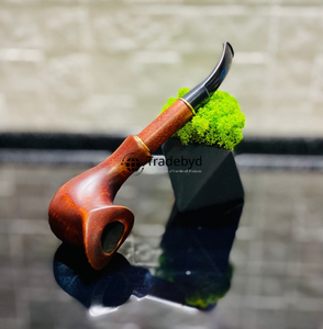 Pipa de Tabaco Clásica Hecha a Mano de Madera Natural, Diseño Elegante por Tradebyd - Product Image 1