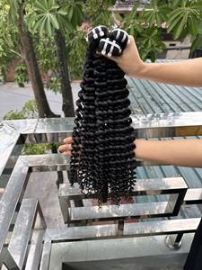 SDD 6 ~ 40 pulgadas Paquetes rizados Cabello humano vietnamita sin procesar Precio al por mayor Color natural para mujer negra - Product Image 3