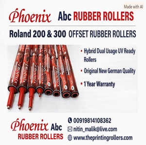 Roland Offset Printing Machine with Longest Life Low Price 200-900PU Polyurethane EPDM Materials Silicone <b>Rubber</b> Rollers - Product Image 2