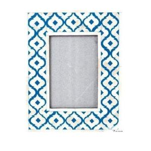 Marco de fotos con incrustaciones de hueso de diseño elegante para escaparate de mesa marco de fotos hecho a mano Marco de regalo de boda en precio al por mayor - Product Image 5