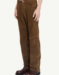Pantalon en daim pour homme, pantalon décontracté en daim de luxe, coupe moderne, vêtements de mode, fournisseur en gros OEM personnalisé pour les marques de détail - Product Image 6
