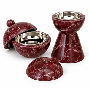 Brûleur d'encens artisanal en résine et bois avec insert en acier inoxydable, brûleur d'arômes décoratif moderne, fabricant en gros - Product Image 2