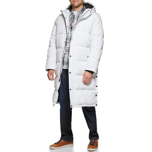 Chaqueta parka extra larga de tela arquítica para hombre, abrigo de invierno con capucha y aislamiento térmico, ropa de abrigo resistente para clima frío - Product Image 1