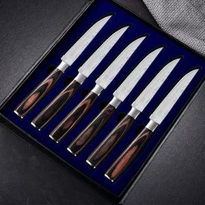 Juego de Cuchillos Multiusos Hechos a Mano de Acero Inoxidable, Colección de Utensilios de Cocina de Calidad Profesional - Product Image 2