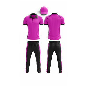 Conjunto de Camiseta de Cricket Sublimada Personalizada de Alta Calidad |   Uniforme Completo de Cricket para Hombres, Mujeres y Jóvenes, Camiseta Polo y Pantalones - Product Image 4