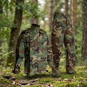 Uniformes tactiques de camouflage, vêtements de travail de terrain durables à multiples poches, vente en gros en vrac, directement de l'usine, vêtements de sécurité - Product Image 2