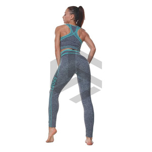 ชุดโยคะผู้หญิงดีไซน์ใหม่ โลโก้สั่งทำได้ เนื้อผ้าทึบ แห้งเร็ว ระบายอากาศได้ดี ยืดหยุ่น 7 ชิ้น เอวสูง ราคาสมเหตุสมผล คุณภาพสูง - Product Image 2