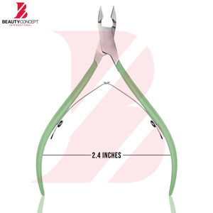 กรรไกรตัดหนังกำพร้าสีเขียวพาสเทล ด้ามจับนุ่ม สแตนเลสสตีล ตัดเล็บได้อย่างแม่นยำ อุปกรณ์ทำเล็บมืออาชีพ - Product Image 5